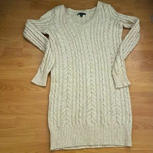 American Eagle: V-Neck Cable Knit Sweater Dress (XS)
